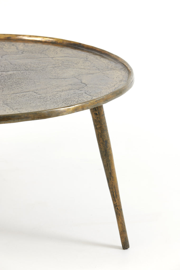 Side table 67,5x37 cm BABINA antique bronze - Majorr