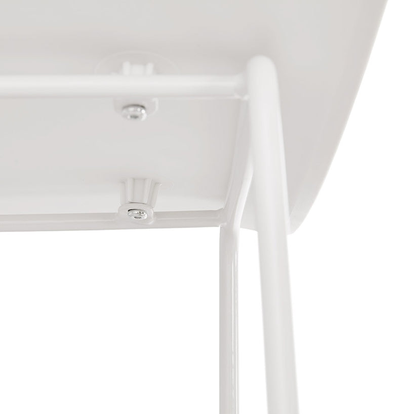 Halfhoge kruk 'BABYLOS MINI' wit design - Majorr