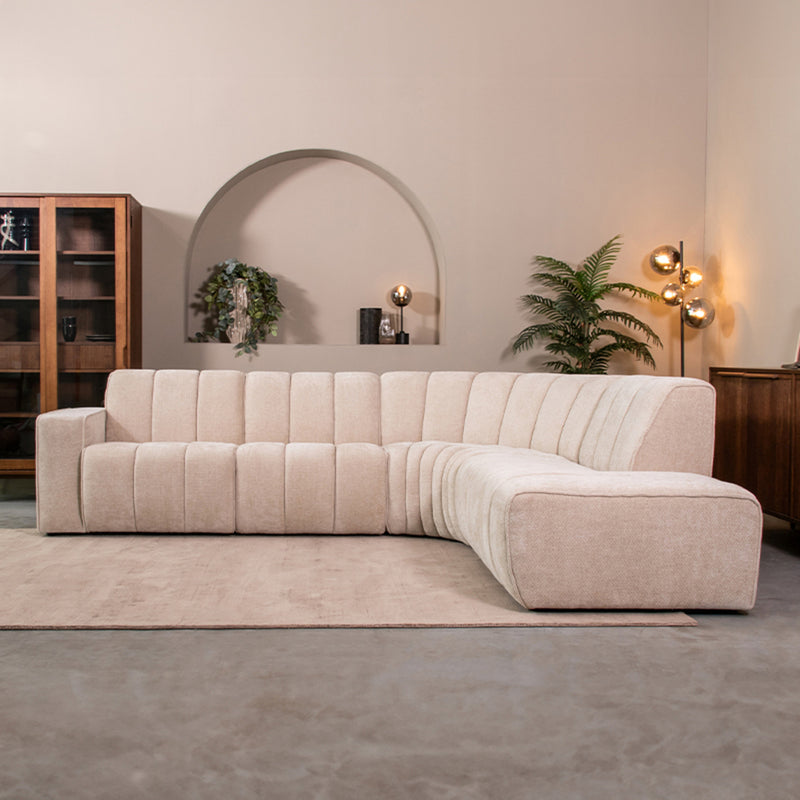 Bank Vitoro Ottomane Rechts Voorstaand 128x98x82 cm - Majorr