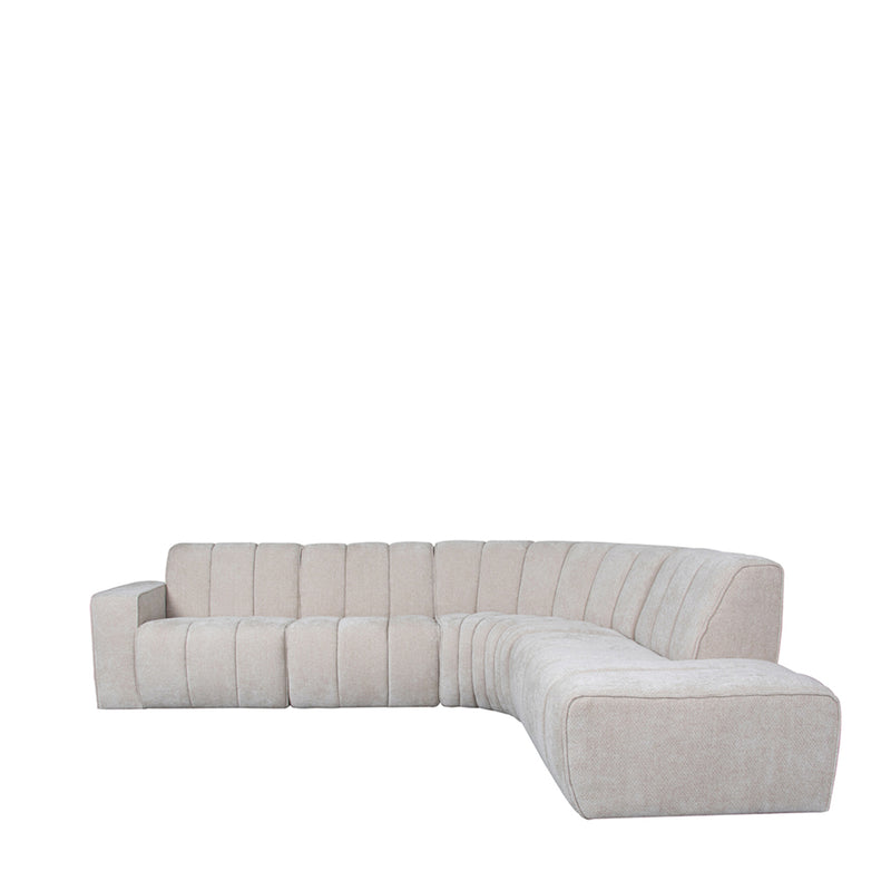 Bank Vitoro Ottomane Rechts Voorstaand 128x98x82 cm - Majorr