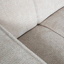 Bank Vitoro Ottomane Rechts Voorstaand 128x98x82 cm - Majorr