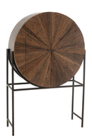 Bar Cabinet Shanil Recycled Wood/Mdf Brown/Black - Majorr