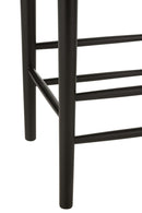 Bar Chair Orient Beech Wood/Rope Black - Majorr