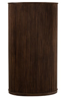 Bar Closet Reyi Mango Wood Dark Brown - Majorr