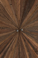 Bar Cabinet Shanil 2 Doors Wood/Iron Natural/Grey - Majorr