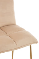 Barchair Pierre Metal/Textile Beige - Majorr