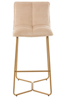 Barchair Pierre Metal/Textile Beige - Majorr