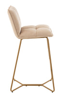 Barchair Pierre Metal/Textile Beige - Majorr