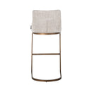Barstoel Bolton natural renagade / brushed gold - Majorr