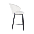 Barstoel Indigo white bouclé - Majorr