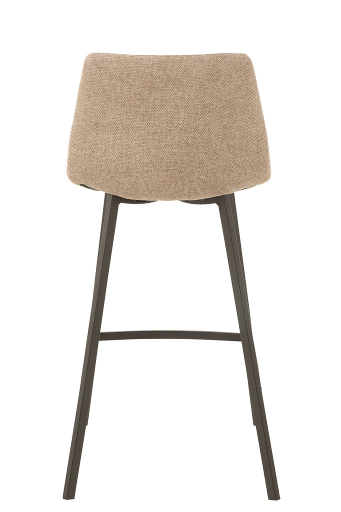 Barstool Stephane  Textile/Metal Beige - Majorr