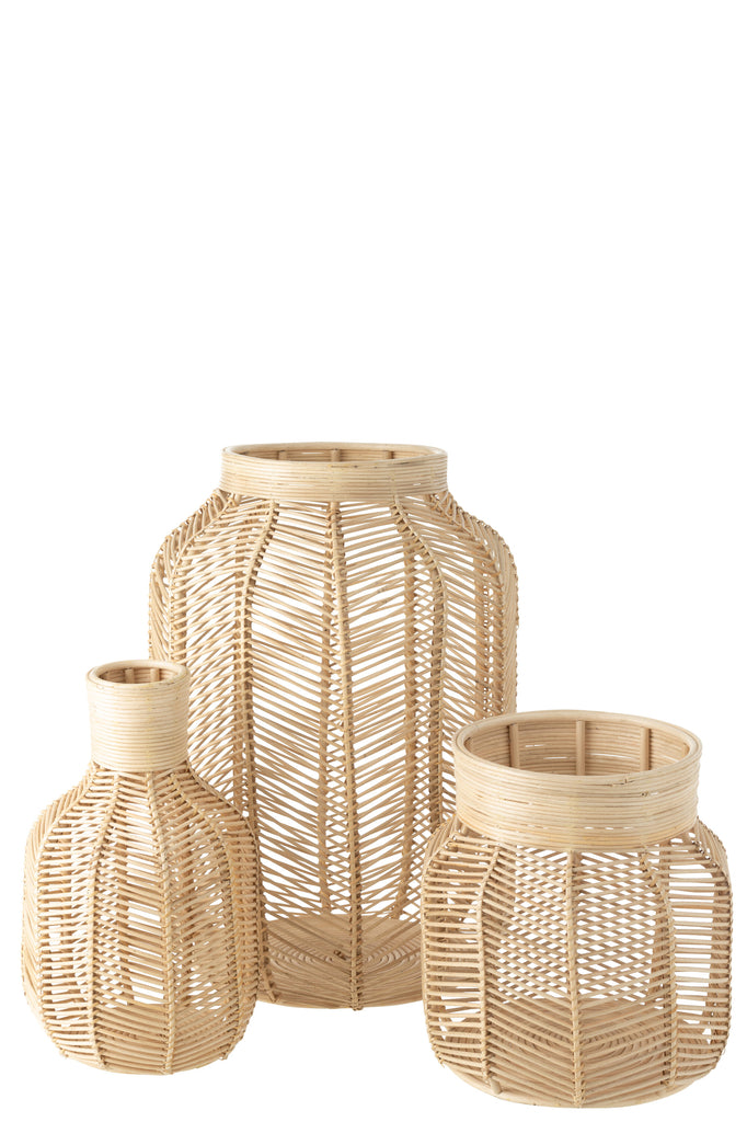 Basket Ines Raffia Natural - Majorr