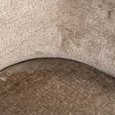Stoel Ruby taupe chenille - Majorr