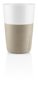Beker voor Cafe Latte Set van 2 Stuks Pearl Beige - Majorr