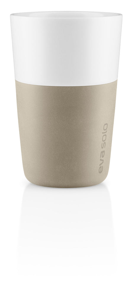 Beker voor Cafe Latte Set van 2 Stuks Pearl Beige - Majorr