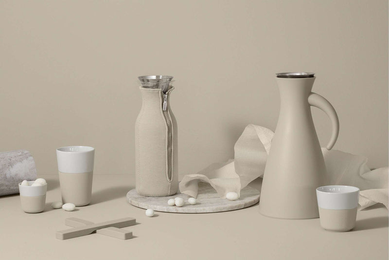 Beker voor Cafe Latte Set van 2 Stuks Pearl Beige - Majorr