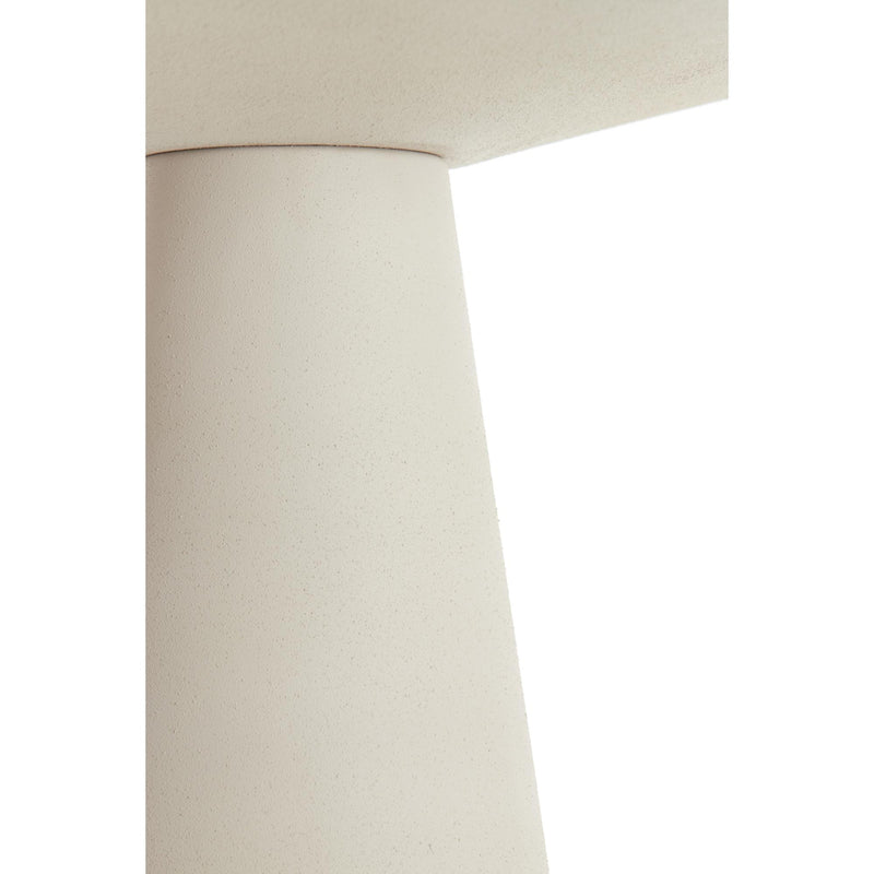 Bijzettafel Abala - Crème - 28x28x53cm - Majorr