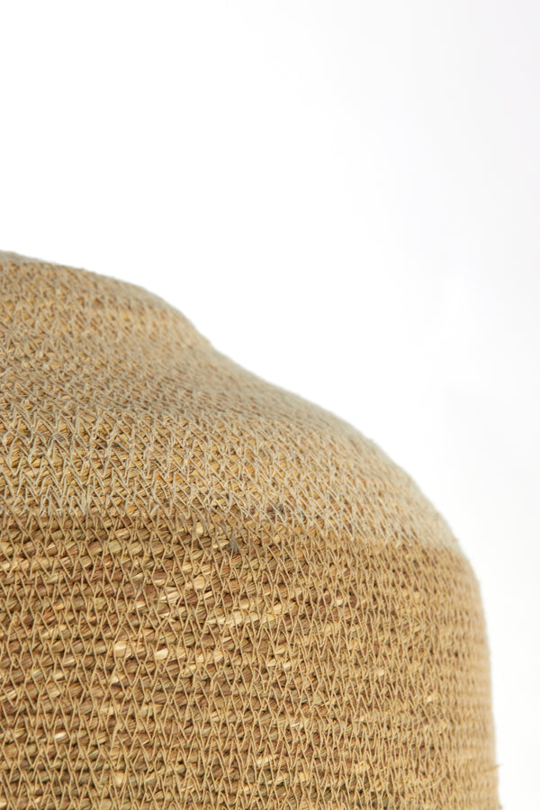 Hanging lamp 36x48 cm BOLSENA seagrass natural+cream - Majorr