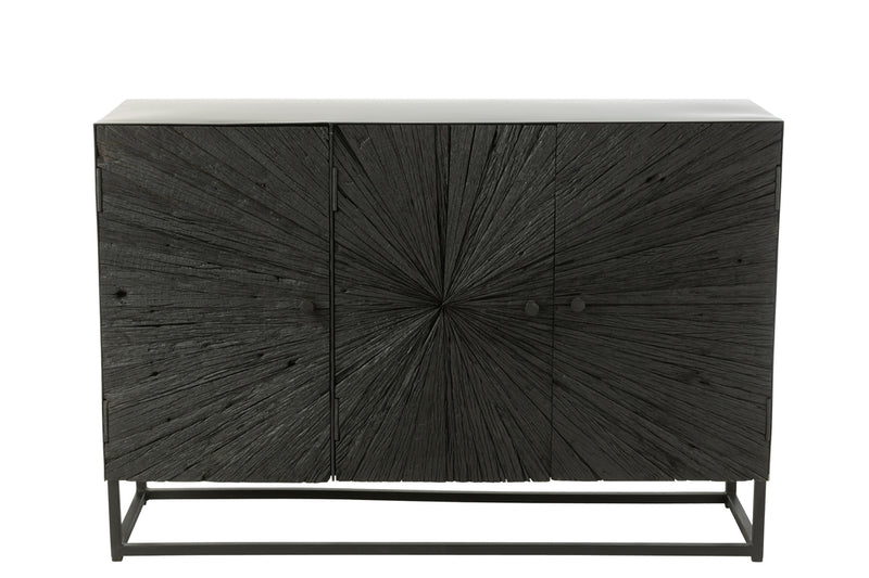 Buffet Shanil Wood/Iron Black - Majorr