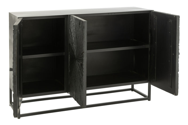 Buffet Shanil Wood/Iron Black - Majorr