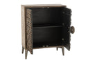 Cabinet 2 Doors Mango Wood/Mdf Brown - Majorr
