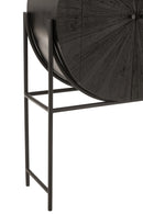 Cabinet Bar Shanil Recycled Wood/Mdf Black - Majorr