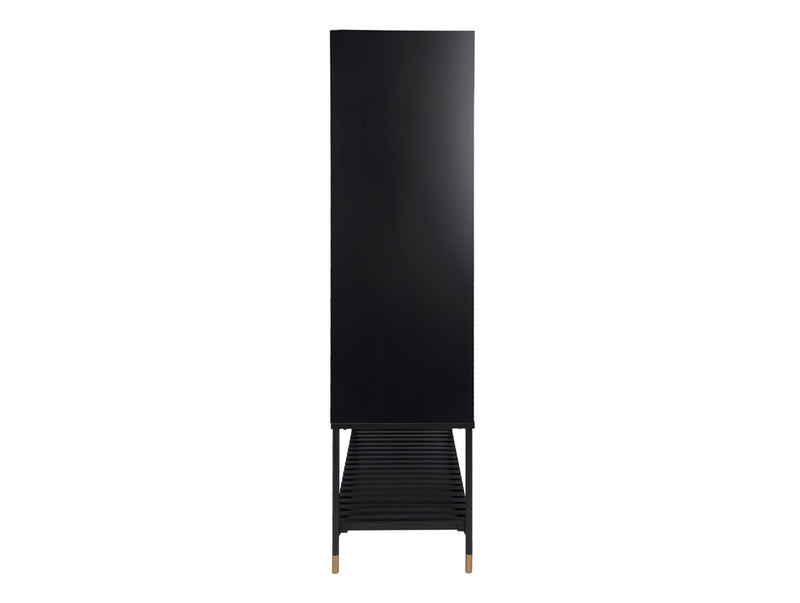 Kast Marve - Zwart - 40x75x150 cm