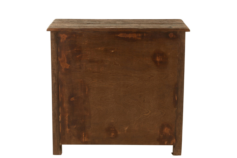 Cabinet Vintage Wood Brown - Majorr