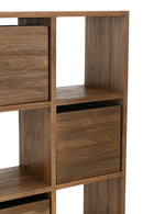 Cabinet With Drawers Recycle Teak Natural - Majorr