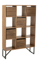 Cabinet With Drawers Recycle Teak Natural - Majorr
