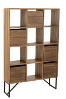 Cabinet With Drawers Recycle Teak Natural - Majorr