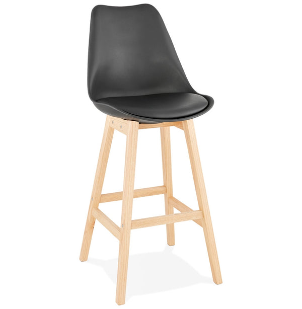 Barkruk ‘CAMILA' zwart Scandinavische stijl - Majorr