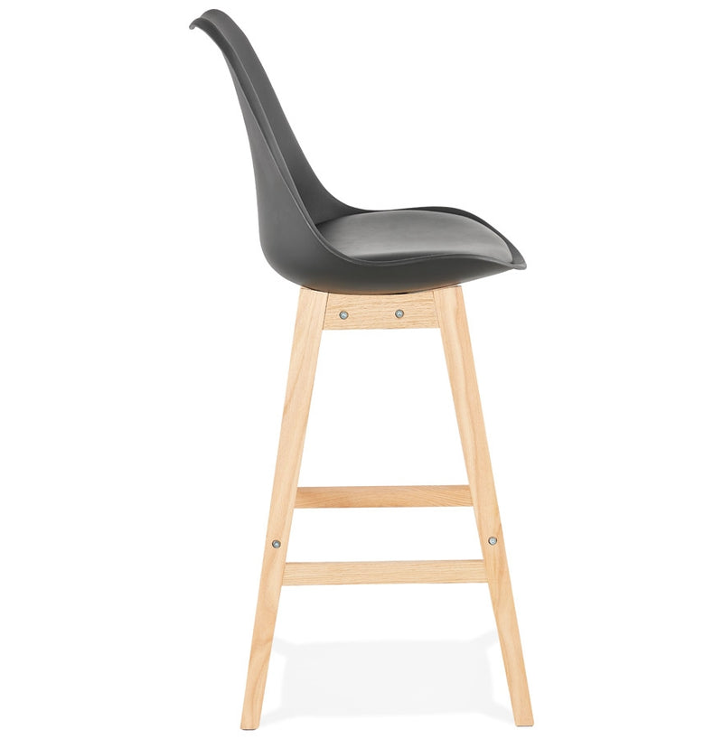 Barkruk ‘CAMILA' zwart Scandinavische stijl - Majorr