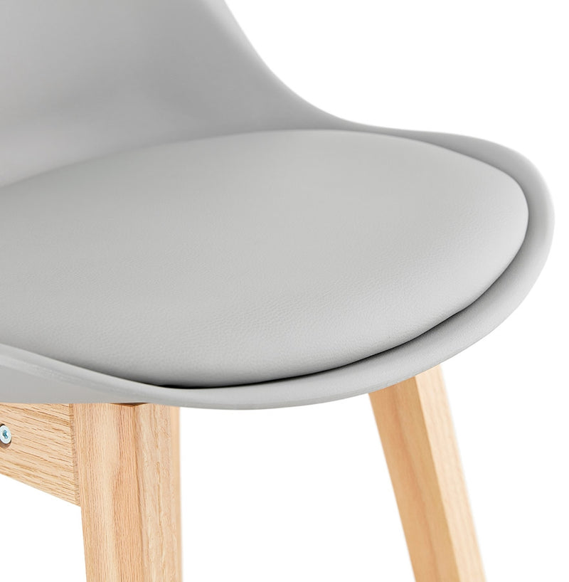 Barkruk ‘CAMILA' grijs Scandinavische stijl - Majorr