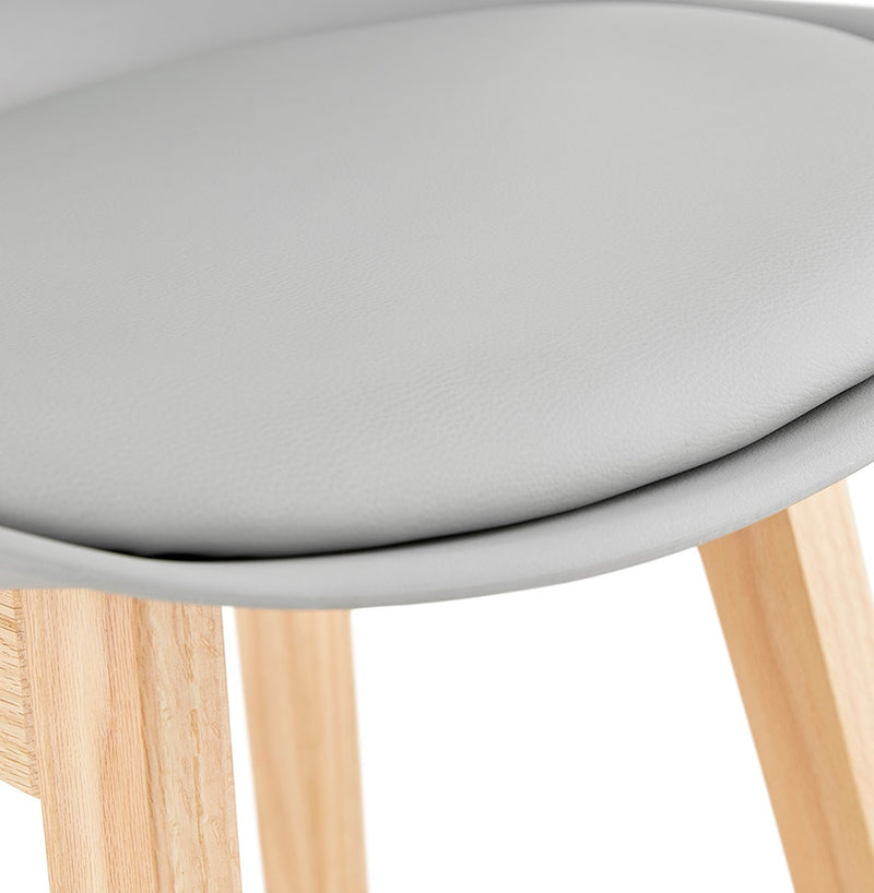 Barkruk ‘CAMILA' grijs Scandinavische stijl - Majorr