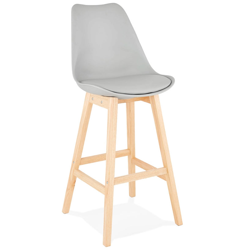 Barkruk ‘CAMILA' grijs Scandinavische stijl - Majorr