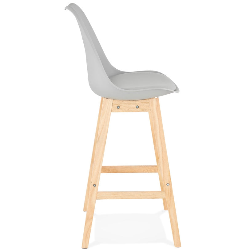 Barkruk ‘CAMILA' grijs Scandinavische stijl - Majorr