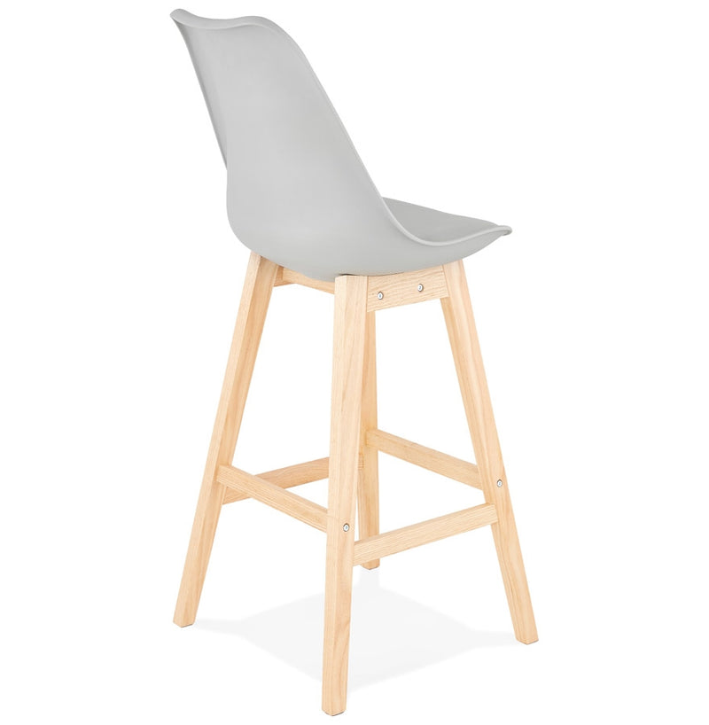 Barkruk ‘CAMILA' grijs Scandinavische stijl - Majorr