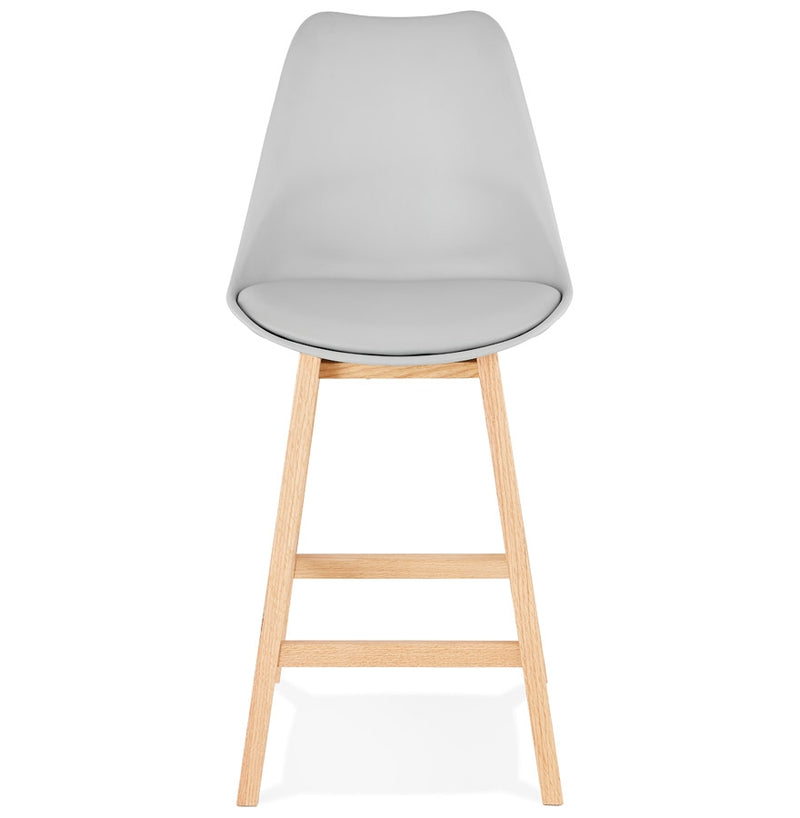Halfhoge kruk ‘CAMILA MINI' grijs Scandinavische stijl - Majorr