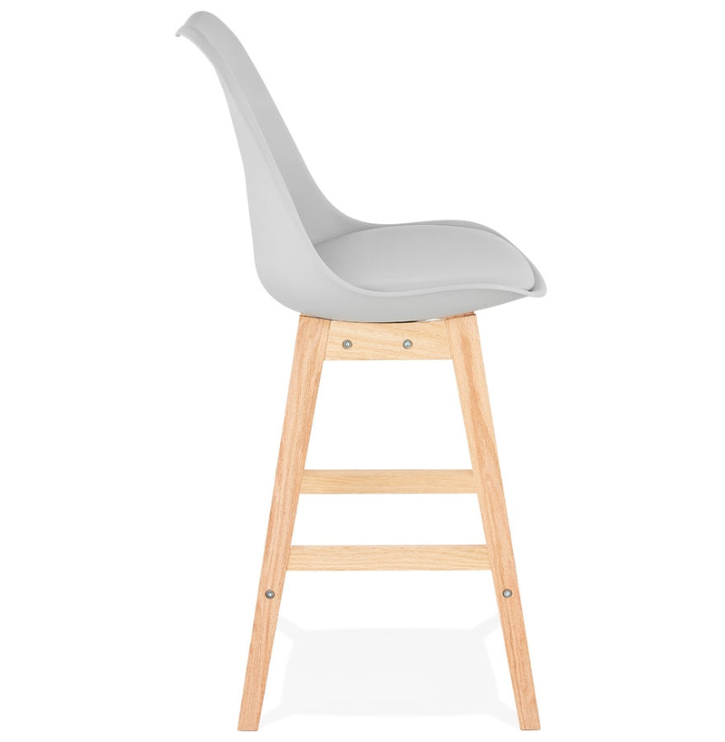 Halfhoge kruk ‘CAMILA MINI' grijs Scandinavische stijl - Majorr