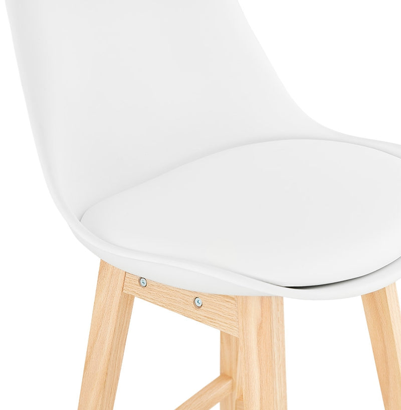 Barkruk ‘CAMILA' wit Scandinavische stijl - Majorr