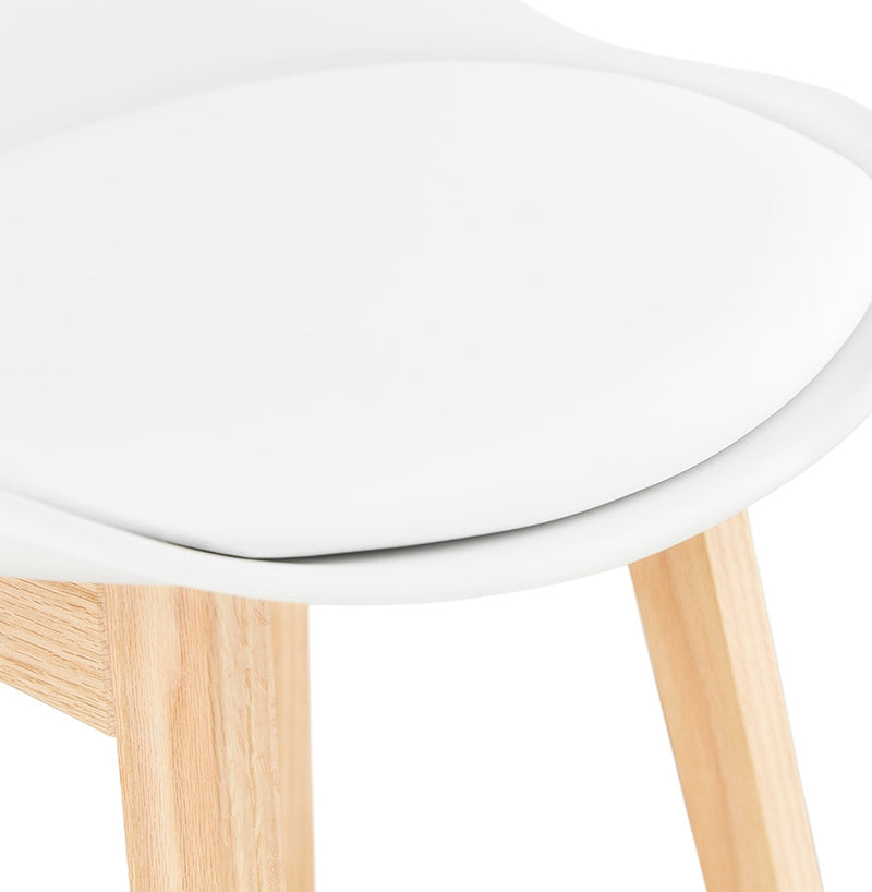 Barkruk ‘CAMILA' wit Scandinavische stijl - Majorr