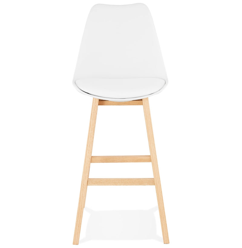 Barkruk ‘CAMILA' wit Scandinavische stijl - Majorr