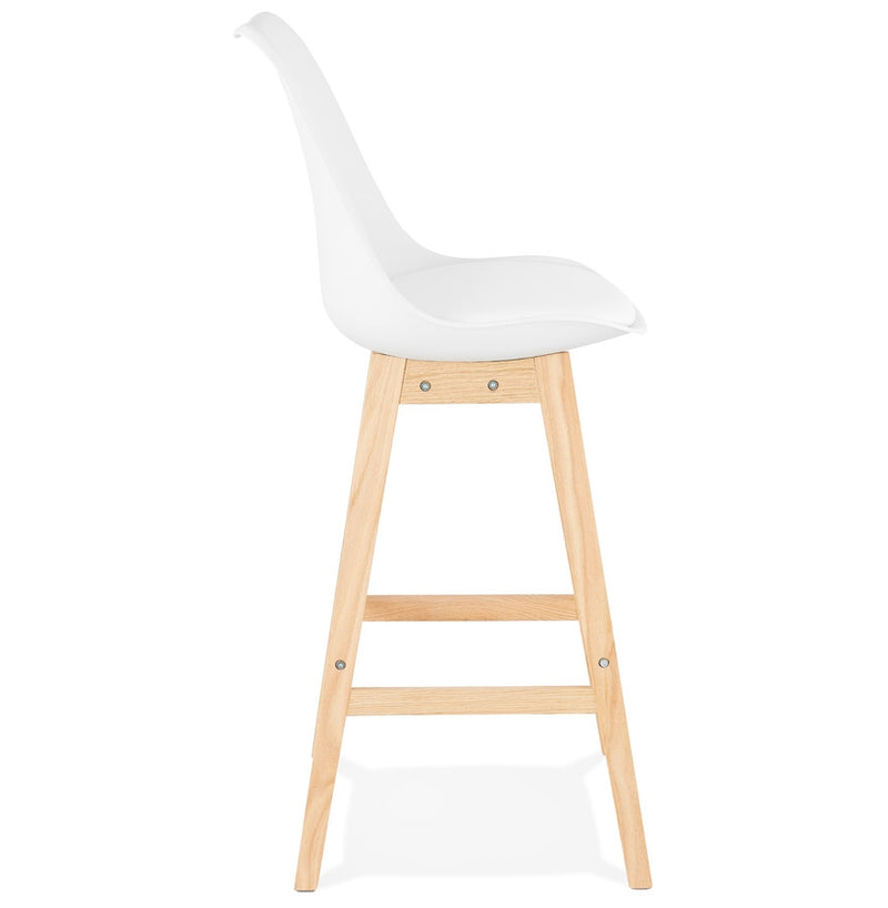 Barkruk ‘CAMILA' wit Scandinavische stijl - Majorr