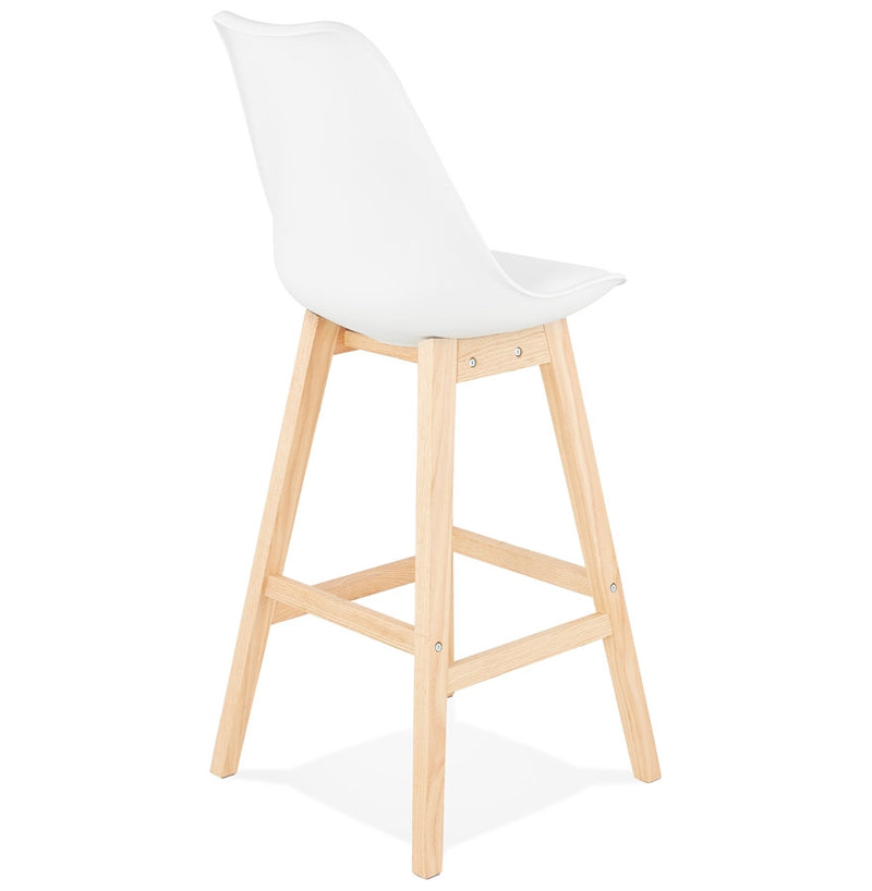 Barkruk ‘CAMILA' wit Scandinavische stijl - Majorr