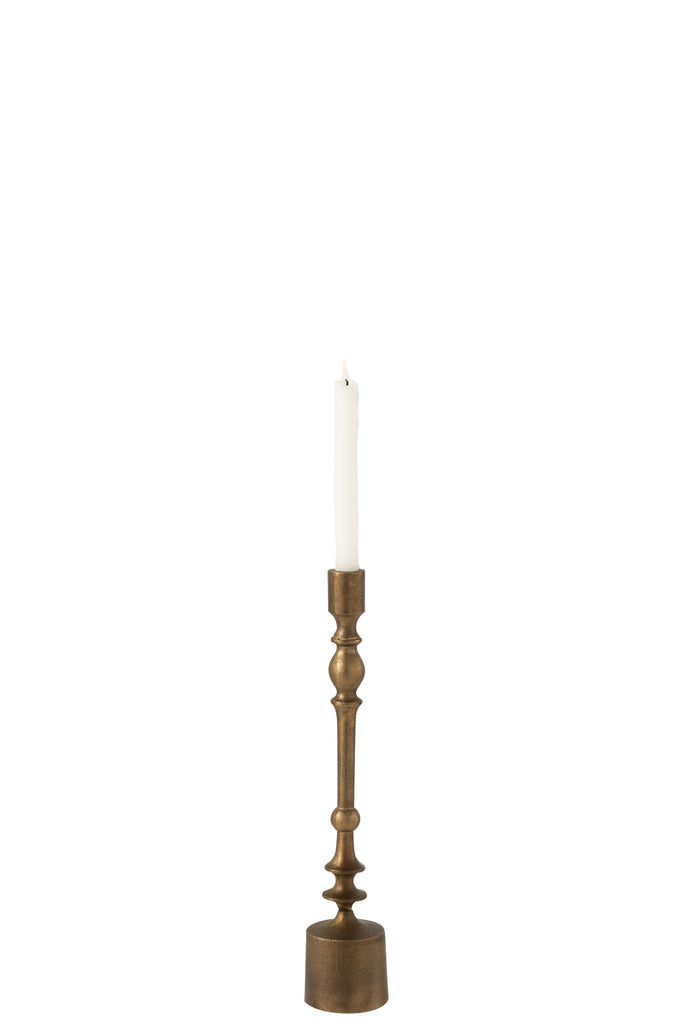 Candleholder Neuh Aluminium Bronze Large - Majorr