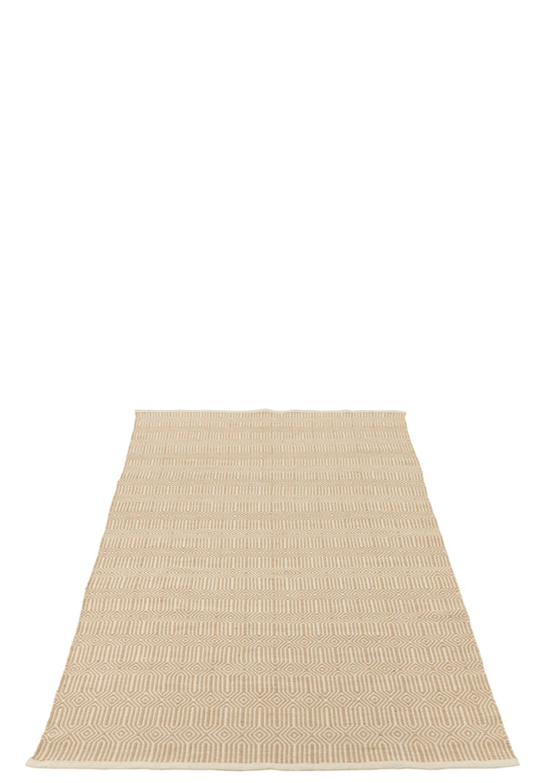 Carpet Ibiza Outdoor Polyester Natural/White Small - Majorr