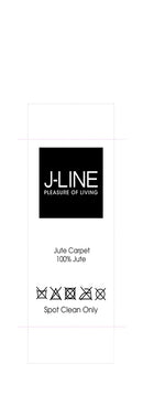 Carpet Rectangle Jute Natural 120X180cm - Majorr