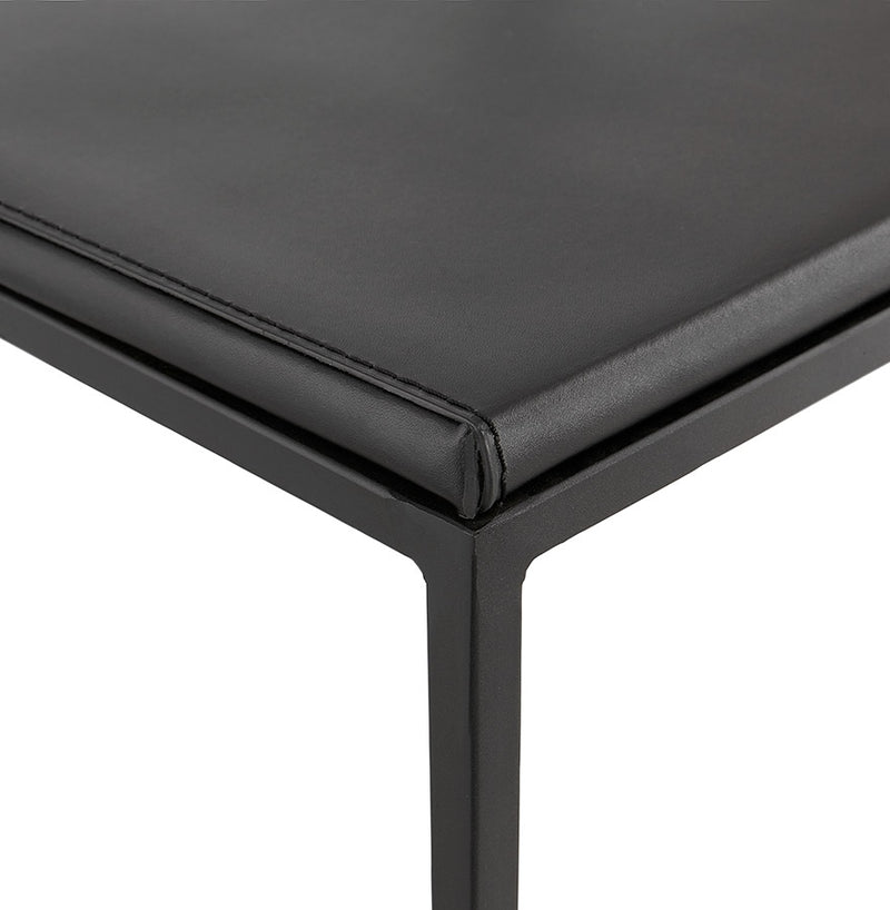 Middelhoge snackkruk 'CASA MINI' zwart met stapelbaar industrieel design - Majorr
