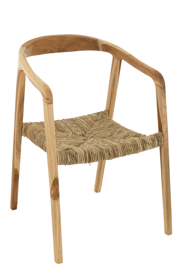 Chair Ana Teak Wood Brown - Majorr